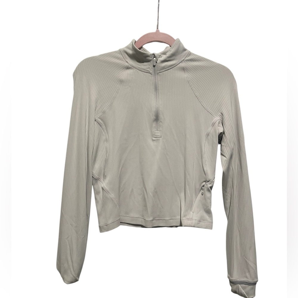 Lululemon Athletica White Long Sleeve Top